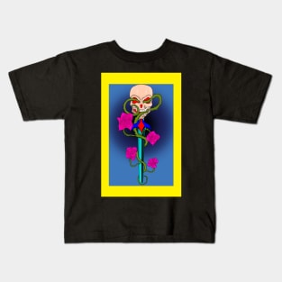 skull roses Kids T-Shirt